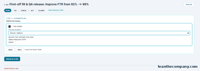 Figure 8.8 — PLAN Step 3 of 7: Define the losses!